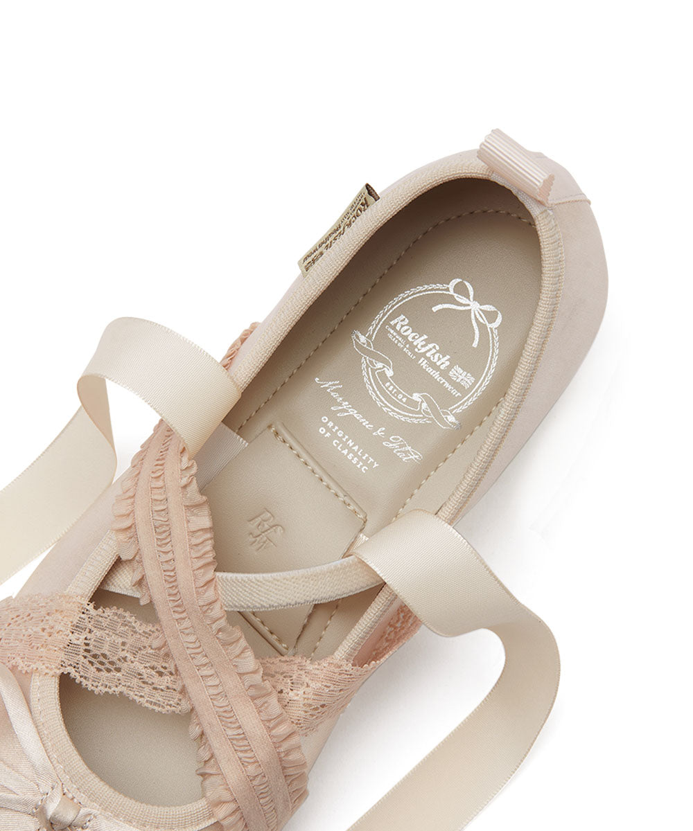ROCKFISH WEATHERWEAR - BANDING BALLET FLATS / PINK