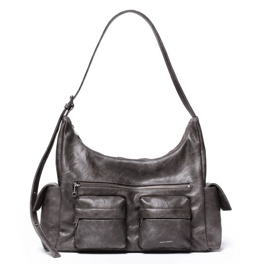 SAMO ONDOH - pocket mug bag L baked gray