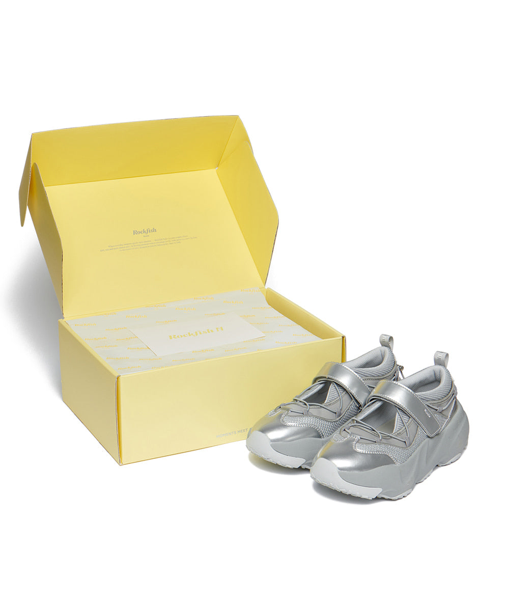 ROCKFISH WEATHERWEAR - BRYN VELCRO SNEAKERS V2 - SILVER