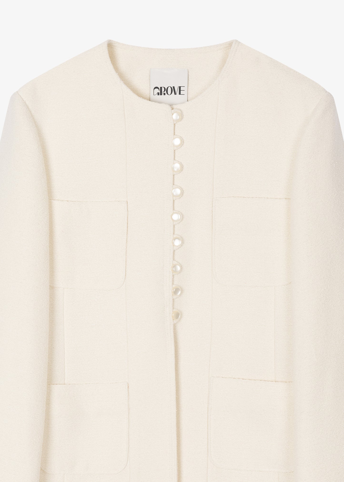 GROVE -  FRU JACKET [IVORY]