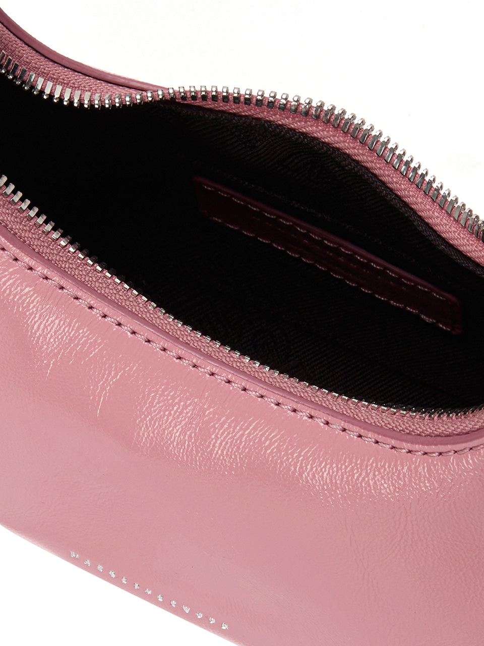 MARGESHERWOOD - HOBO MINI+STRAP_candy pink glossy plain