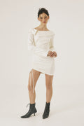 THREETIMES -  Celina dress Ivory