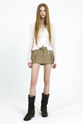 PAIN OR PLEASURE -  NIX MINI SKIRT khaki