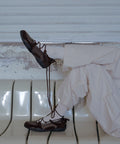 ROCKFISH WEATHERWEAR - NICOLE WEAVING LACEUP SNEAKERS V2 / CHOCO