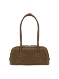 MARGESHERWOOD - SOFT BAGUETTE BAG_chestnut nubuck