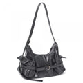 SAMO ONDOH - belt mondo bag M veg charcoal