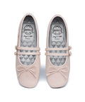 ROCKFISH WEATHERWEAR - SQUARE TOE TWO STRAP MARYJANES(ENAMEL) PINK