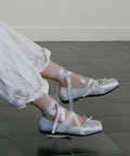 ROCKFISH WEATHERWEAR - BANDING BALLET FLATS / GREY