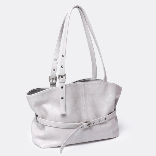 SAMO ONDOH - le belt bag L baked powder