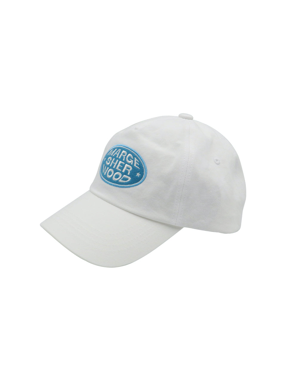 MARGESHERWOOD - LOGO PATCH BALLCAP_white