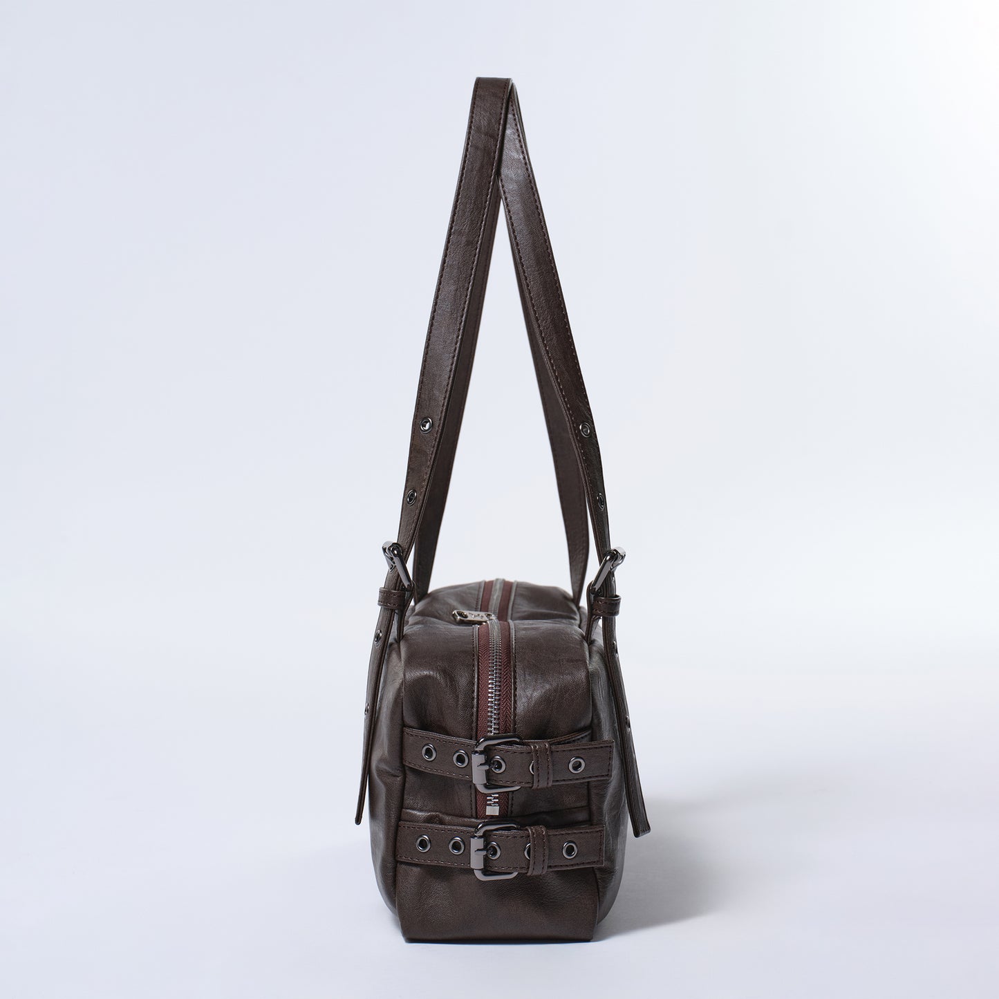 SAMO ONDOH - Side Belt Bag M Brushed Chocolate