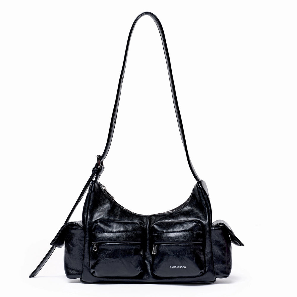 SAMO ONDOH - pocket mug bag M baked black