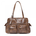 SAMO ONDOH - pocket utility bag L baked tan