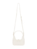 MARGESHERWOOD - HOBO MINI+STRAP_cream glossy plain