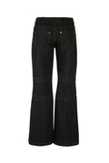 CERRIC -  KNEE PIN TUCK PANTS / BLACK