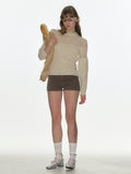 CRANK -  RIBBED MICROSHORTS_KHAKI