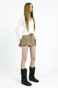 PAIN OR PLEASURE -  NIX MINI SKIRT khaki