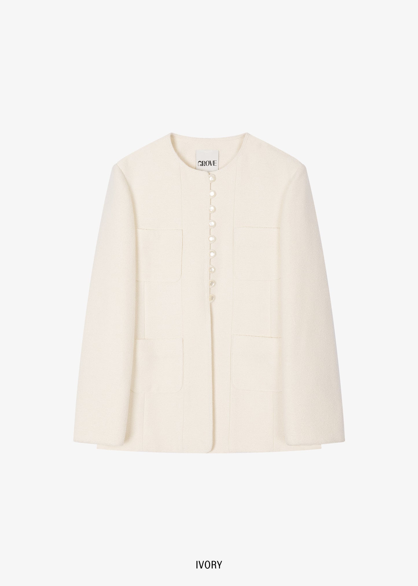 GROVE -  FRU JACKET [IVORY]