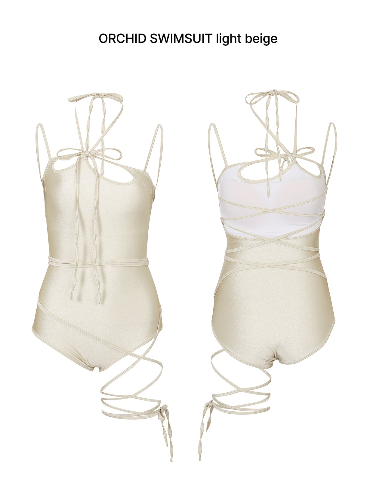 PAIN OR PLEASURE -  ORCHID SWIMSUIT light beige