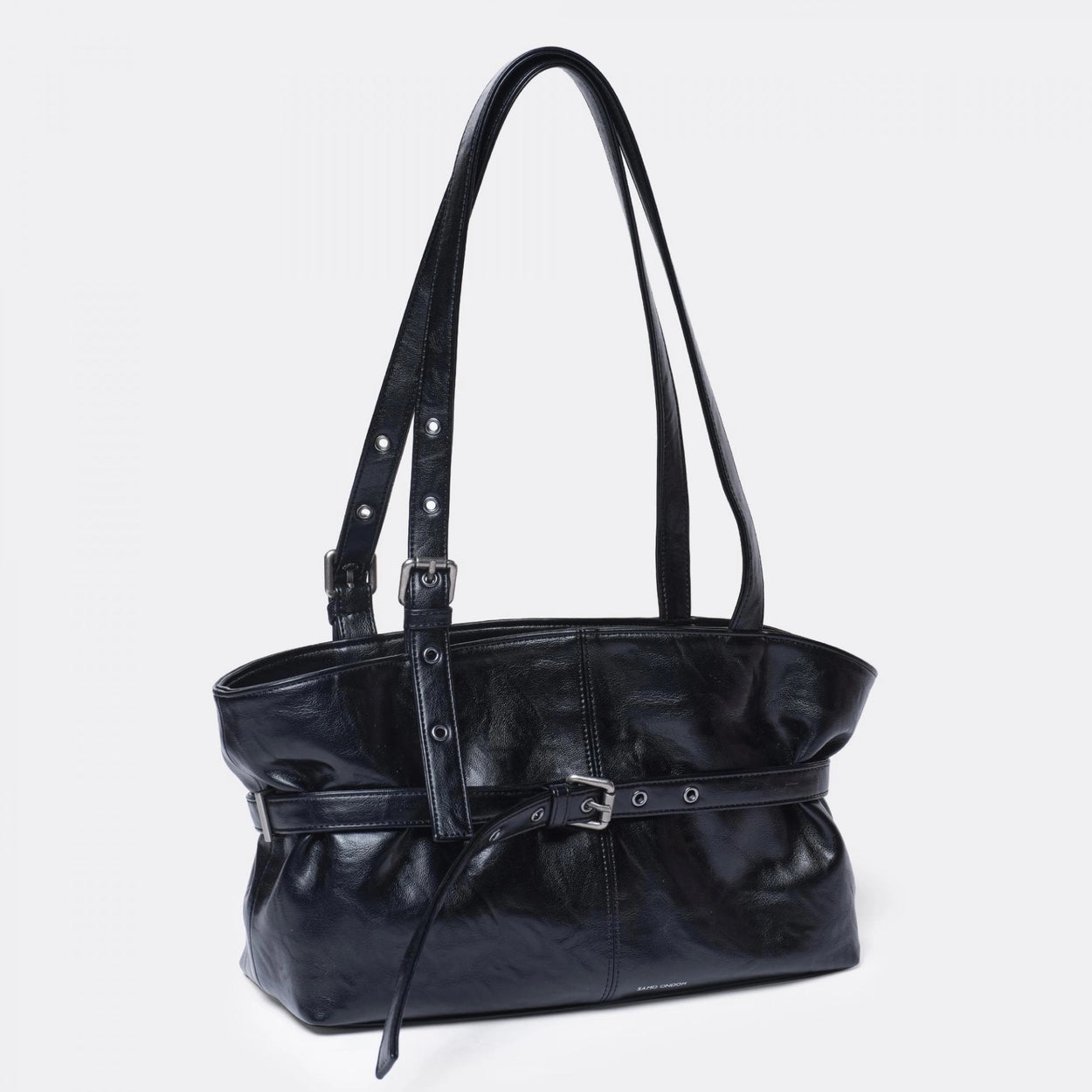 SAMO ONDOH - le belt bag M baked black (DISPATCH IN 48HRS)