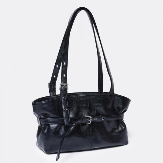 SAMO ONDOH - le belt bag M baked black (DISPATCH IN 48HRS)