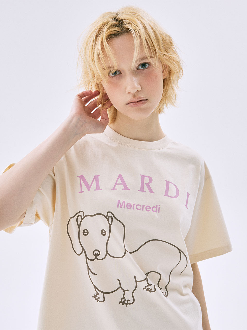 MARDI MERCREDI - TSHIRT DDANJI CH.06_BUTTER PINKLAVENDER