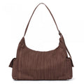 SAMO ONDOH - pocket mug bag L stripe brown