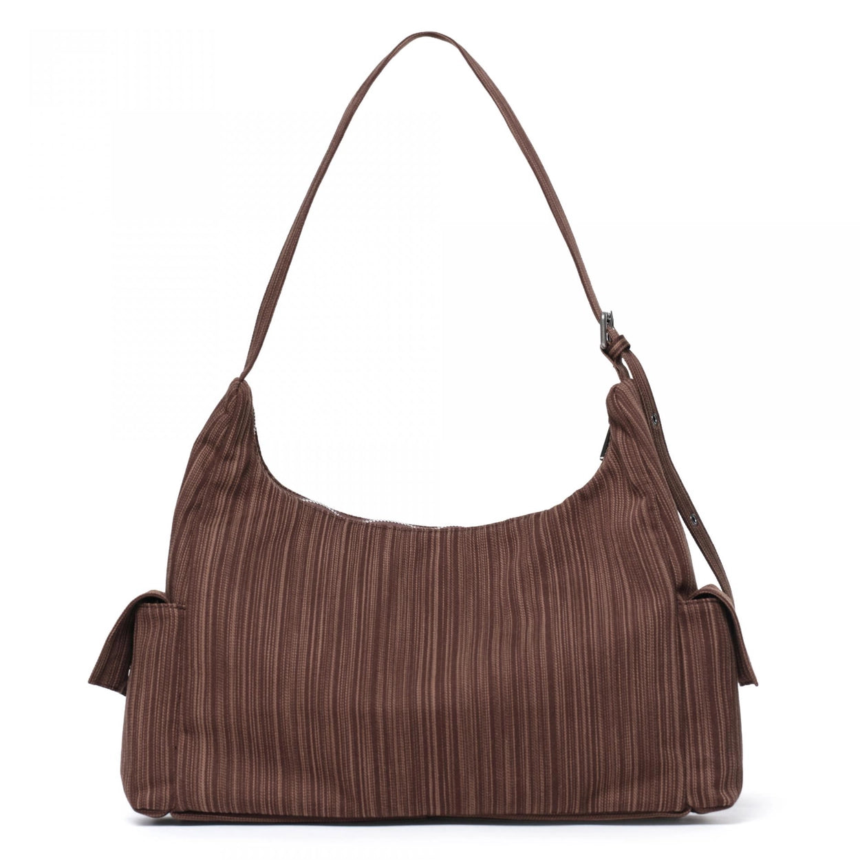 SAMO ONDOH - pocket mug bag L stripe brown