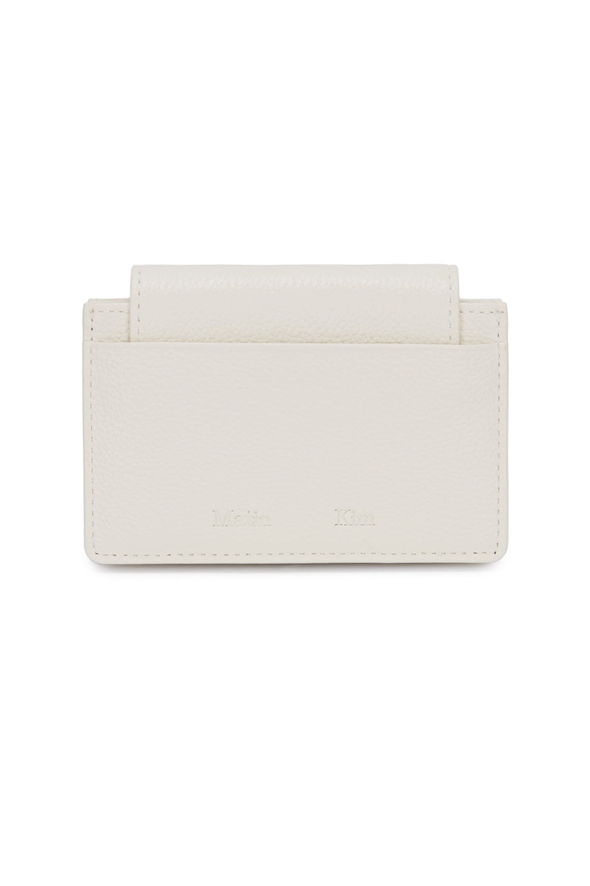 MATIN KIM - ACCORDION WALLET IN WHITE (Dispatch in 48hrs)