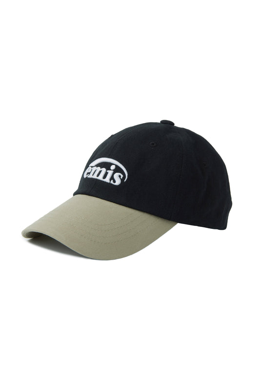 EMIS - NEW LOGO MIX BALL CAP BEIGE BLACK