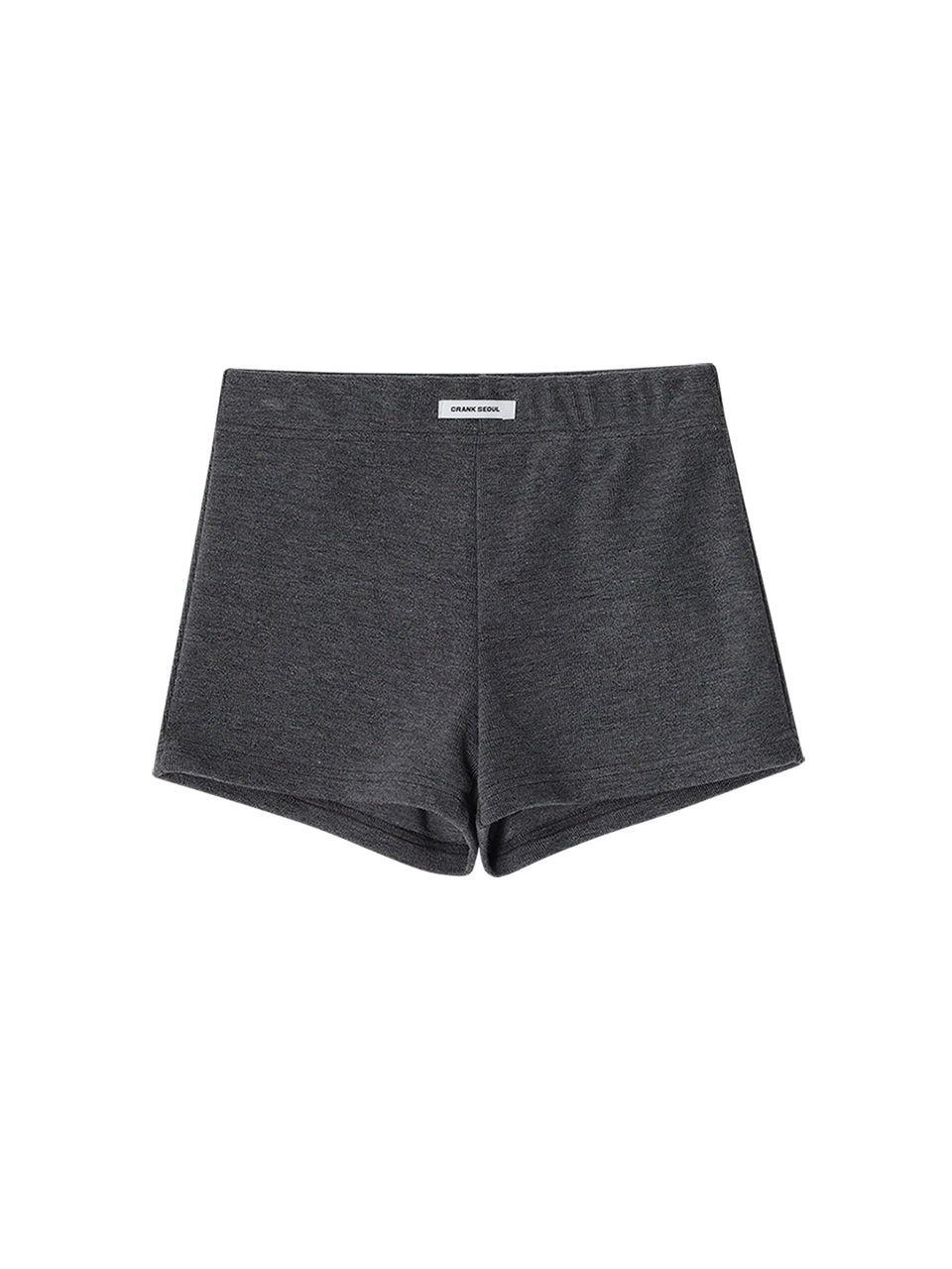 CRANK -  RIBBED MICROSHORTS_CHARCOAL