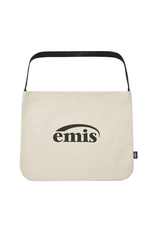 NEW LOGO COTTON ECO BAG-ECRU