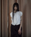 FLAREUP - Saya Frill Puff Blouse / White