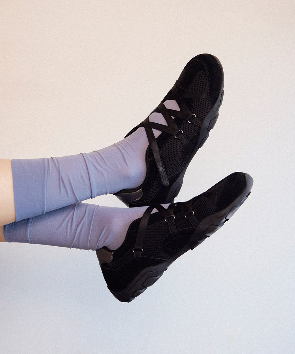 ROCKFISH WEATHERWEAR - ZANE X-STRAP SNEAKERS V2 / BLACK