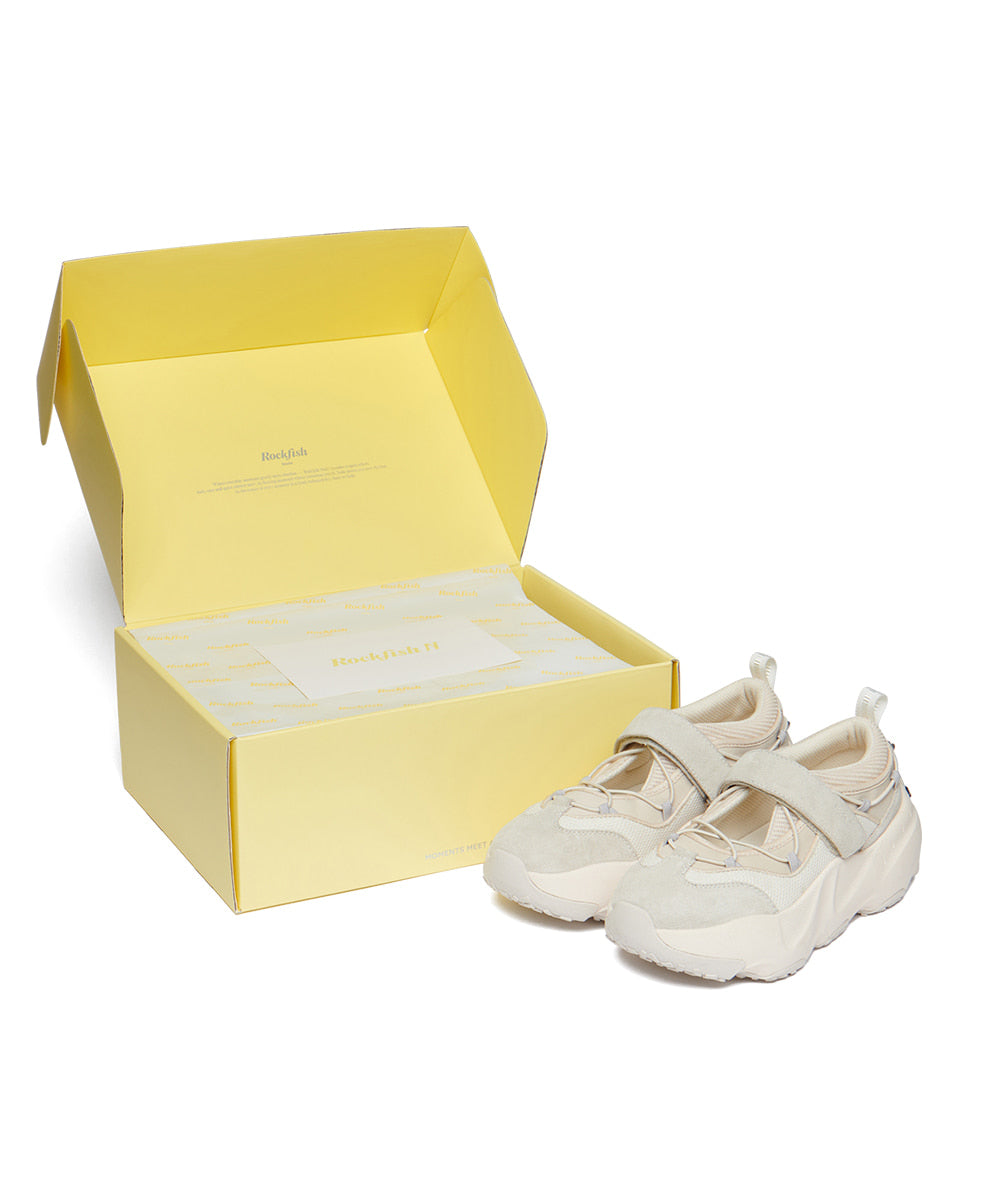 ROCKFISH WEATHERWEAR - BRYN VELCRO SNEAKERS V2 - IVORY
