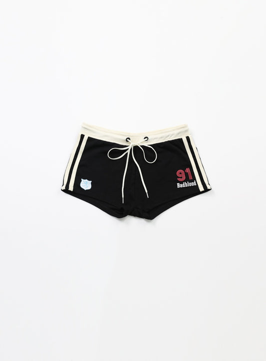 Vintage Club Boy Shorts - Black