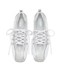 ROCKFISH WEATHERWEAR 25FW / BLISS LACEUP SNEAKERS - CREAM PEARL