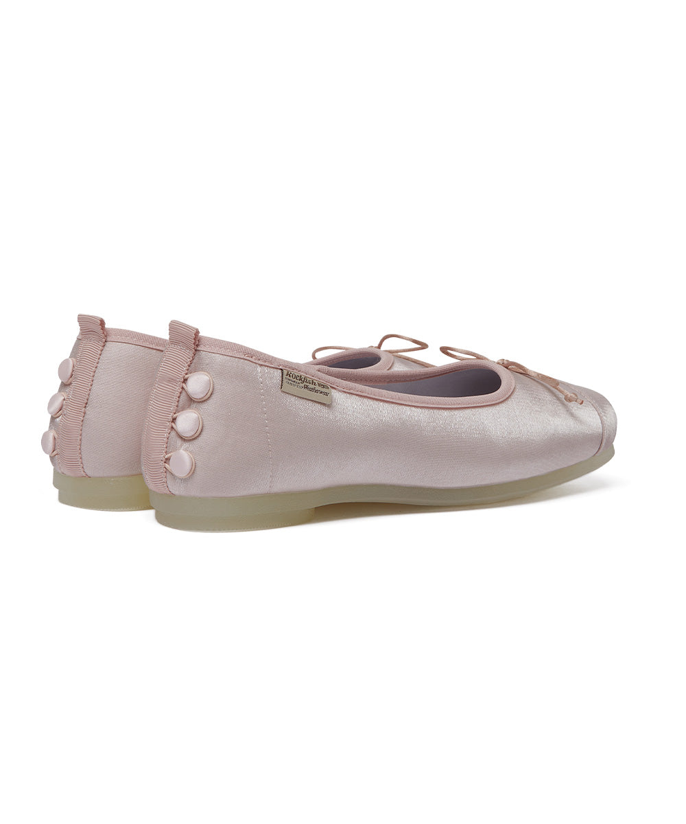 ROCKFISH WEATHERWEAR - TOE CAP BALLET FLATS / PINK