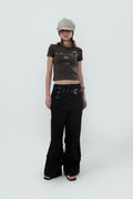 CERRIC -  2WAY SKIRT PANTS / BLACK