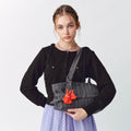 SAMO ONDOH - le belt bag M stripe gray