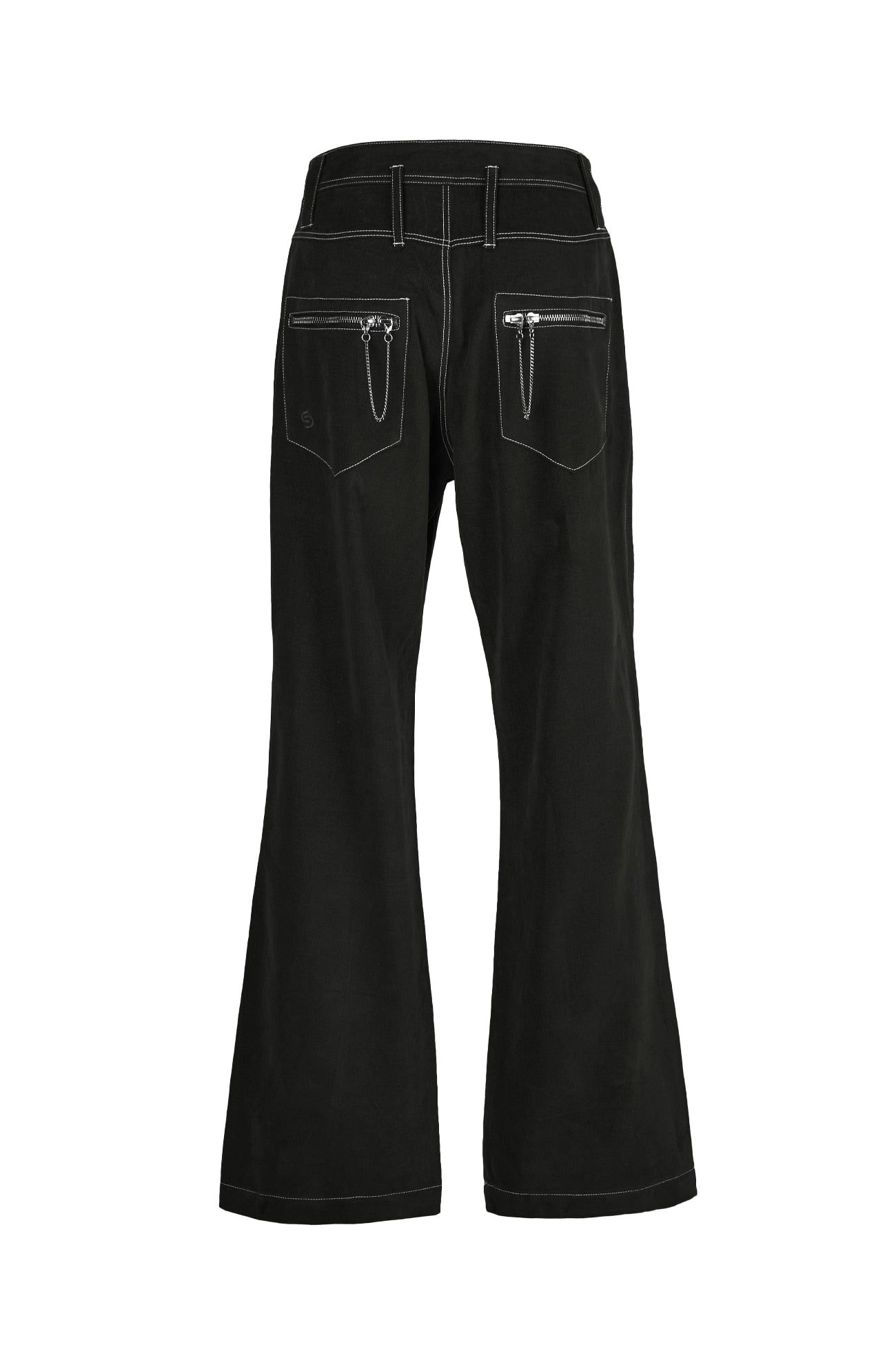 CERRIC -  CHAIN STITCH PANTS / CHARCOAL