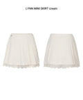 PAIN OR PLEASURE -  LYNN MINI SKIRT cream