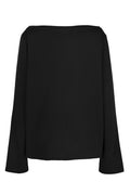 CERRIC -  heart-boat-neck-top-black