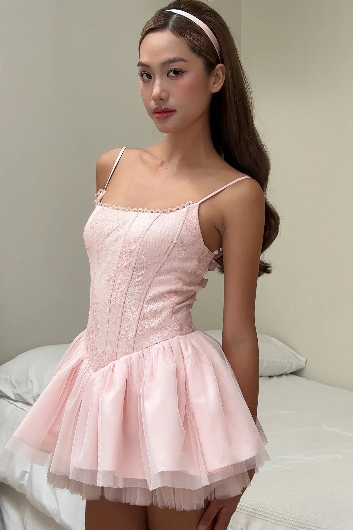 JUBIN -  OPHELIA DRESS (pink)