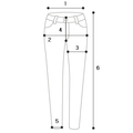 DRYROSE -  RIB POINT CUBIC PT (IVO)