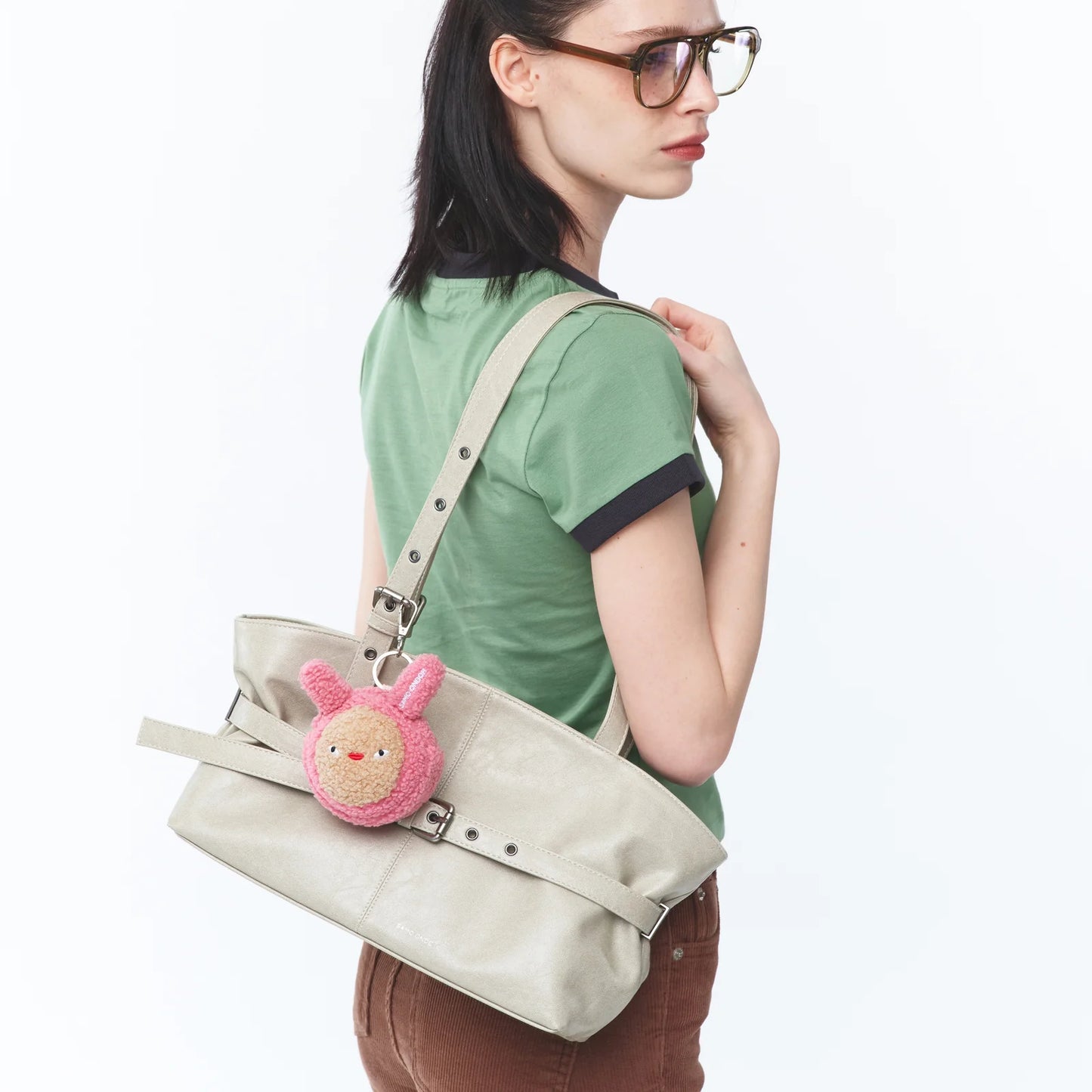 SAMO ONDOH - le belt bag M veg cream (DISPATCH IN 48HRS)