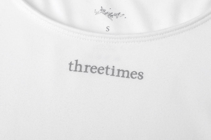 THREETIMES -  Soft bodysuit ivory