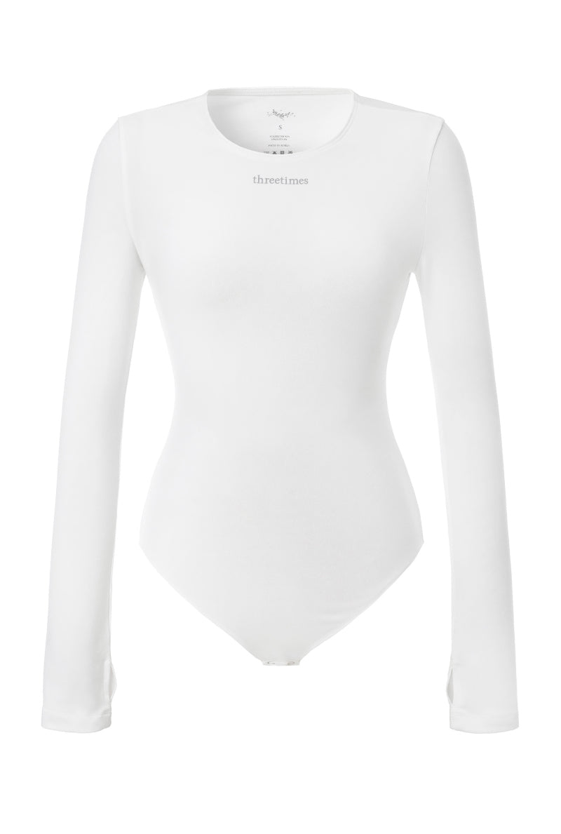 THREETIMES -  Soft bodysuit ivory