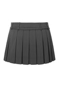 THREETIMES -  Cheery skirt solid grey