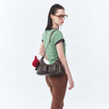 SAMO ONDOH - pocket mug bag M veg cocoa